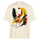 Vegaon, Banane, 1st | Blaster, Oversize Bio T-Shirt, Unisex - Weißgrau