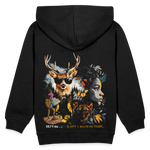 Orphean, Reh, 1st | Kinder Hoodie - Schwarz