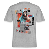 Celestrion, Cyborg, 1st | Essential, Relaxed Fit Unisex Bio T-Shirt - Grau meliert