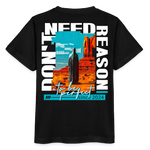Fuxi, Wüste, 1st | Kinder Bio T-Shirt - Schwarz