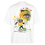 Neptaros, Zitrone, 1st | Blaster, Oversize Bio T-Shirt, Unisex - Weiß