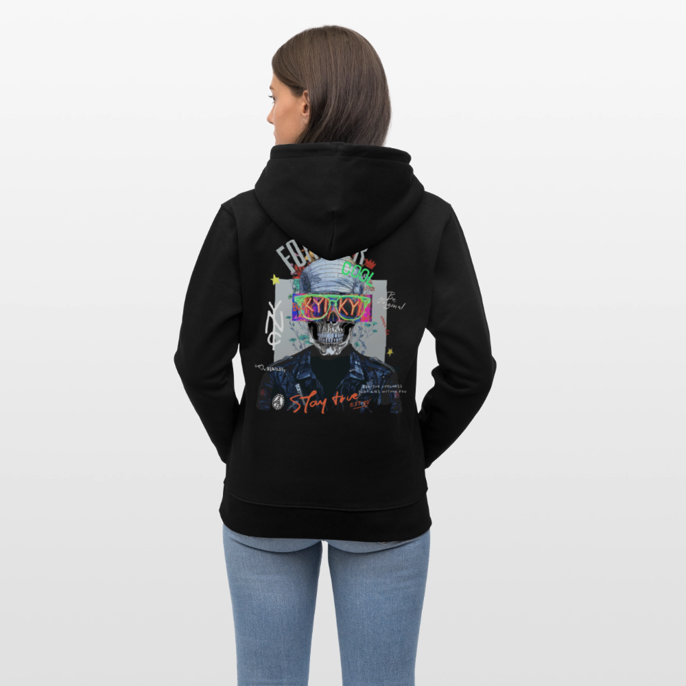 Fenriswolf, Totenkopf, 1st | Cruiser, Unisex Bio-Hoodie - Schwarz