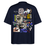 Tianlong, Gesicht, 1st | Blaster, Oversize Bio T-Shirt, Unisex - Navy