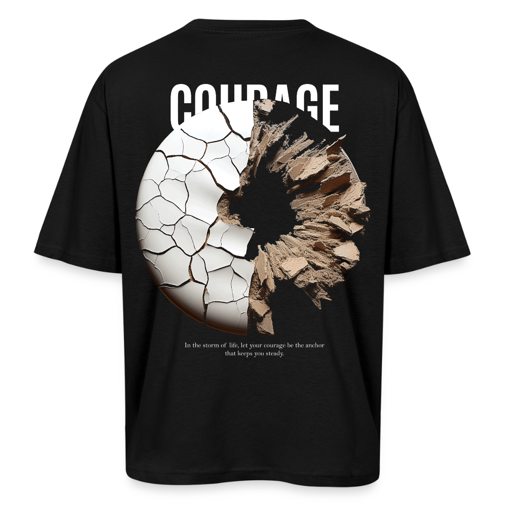 Şêwqî, Donut, 1st | Breezy, Oversized Unisex T-Shirt - Schwarz