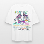 Malakar, Gaming, 1st | Blaster, Oversize Bio T-Shirt, Unisex - Weiß