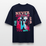 Tenjin, Alpaka, 1st | Blaster, Oversize Bio T-Shirt, Unisex - Navy