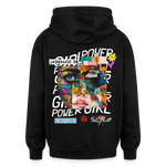 Xizir, Gesicht, 1st | Freshhood, Oversized Unisex Hoodie - Schwarz