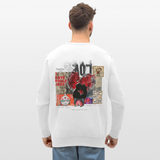 Galevar, Liebe, 1st | Roller, Unisex Bio-Sweatshirt - Weiß
