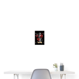 Hephani, Schlange, 1st | Poster 20x30 cm - Weiß