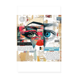 Marsyros, Augen, 1st | Poster 20x30 cm - Weiß
