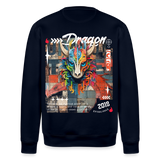 Nezha, Drache, 1st | Roller, Unisex Bio-Sweatshirt - Navy