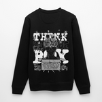 Nyxan, Gehirn, 1st | Roller, Unisex Bio-Sweatshirt - Schwarz