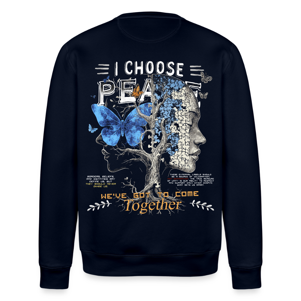 Ravana , Baum, 1st | Roller, Unisex Bio-Sweatshirt - Navy