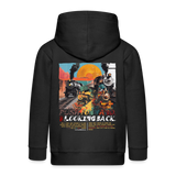 Morphean, Lokomotive, 1st | Kinder Zip Hoodie - Schwarz