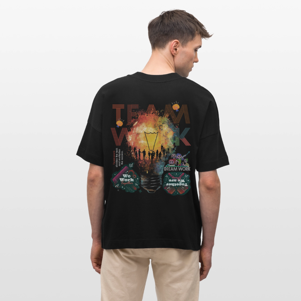Inari, Glühbirne, 1st | Blaster, Oversize Bio T-Shirt, Unisex - Schwarz