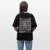 Zeusun, Rose, 1st | Blaster, Oversize Bio T-Shirt, Unisex - Schwarz