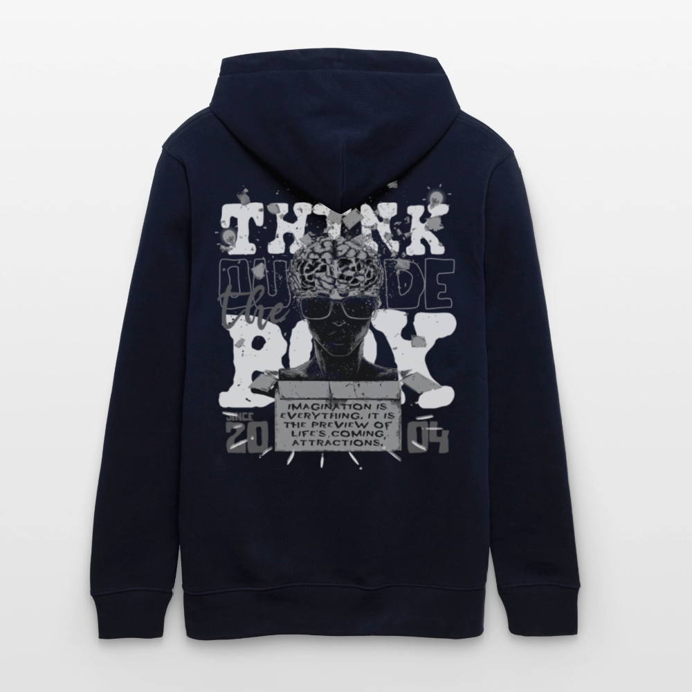 Nyxan, Gehirn, 1st | Cruiser, Unisex Bio-Hoodie - Navy