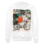 Eldrathis, Fahrrad, 1st | Roller, Unisex Bio-Sweatshirt - Weiß