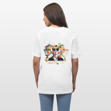 Sylvaris, Gesichter, 1st | Essential, Relaxed Fit Unisex Bio T-Shirt - Weiß