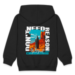 Fuxi, Wüste, 1st | Kinder Zip Hoodie - Schwarz