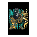 Herakles, Gorilla, 1st | Poster 40x60 cm - Weiß