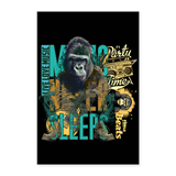 Herakles, Gorilla, 1st | Poster 40x60 cm - Weiß