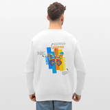 Nebularis, Schmetterling, 1st | Roller, Unisex Bio-Sweatshirt - Weiß