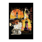 Morian, Leuchtturm, 1st | Poster 60x90 cm - Weiß