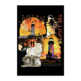 Morian, Leuchtturm, 1st | Poster 60x90 cm - Weiß