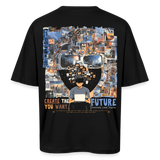 Sakhr, Informatik, 1st | Breezy, Oversized Unisex T-Shirt - Schwarz