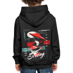 Guanyin, Muschel, 1st | Kinder Hoodie - Schwarz