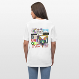 Orvathar, Fernseher, 1st | Essential, Relaxed Fit Unisex Bio T-Shirt - Weiß