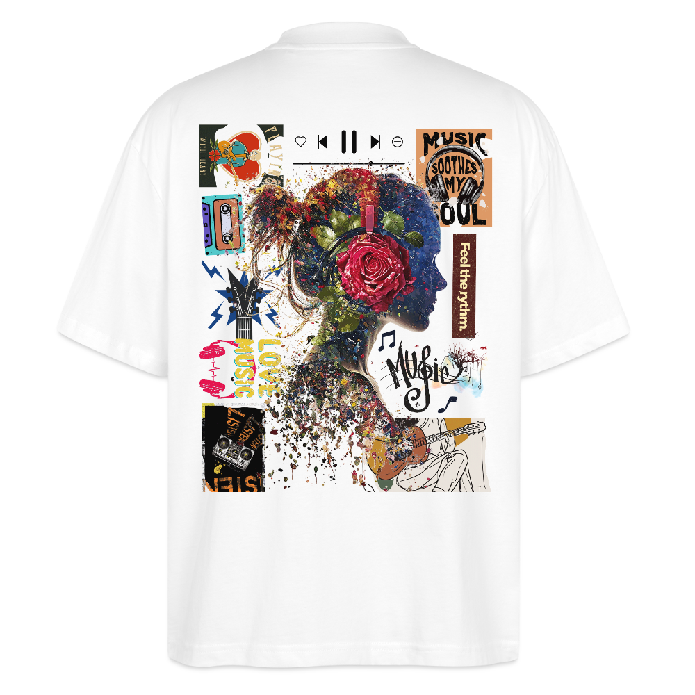 Altairon, Mädchen, 1st | Blaster, Oversize Bio T-Shirt, Unisex - Weiß