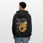 Amphionan, Palmen, 1st | Freshhood, Oversized Unisex Hoodie - Anthrazit