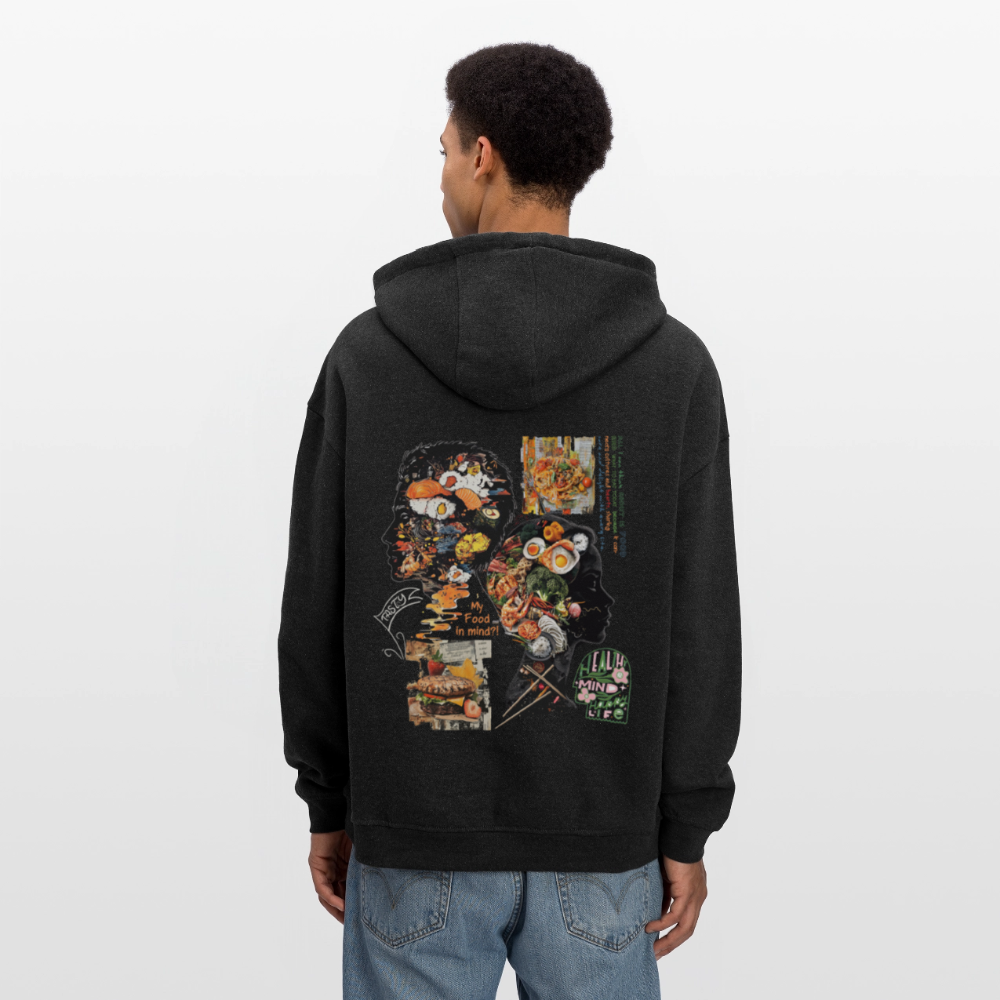 Atalantan, Essen, 1st | Freshhood, Oversized Unisex Hoodie - Anthrazit