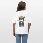 Siriothis, Schmetterling, 1st | Blaster, Oversize Bio T-Shirt, Unisex - Weiß
