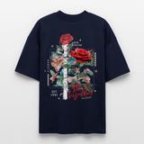 Loreley, Rose, 1st | Blaster, Oversize Bio T-Shirt, Unisex - Navy
