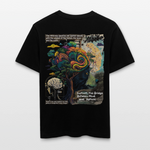 Aphroan, Bär, 1st | Essential, Relaxed Fit Unisex Bio T-Shirt - Schwarz