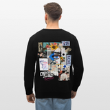 Jade, Augen, 1st | Roller, Unisex Bio-Sweatshirt - Schwarz