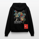Selenian, Fitness, 1st | Heavyweight Oversized Bio Zip Hoodie, Unisex - SOLID BLACK