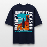 Fuxi, Wüste, 1st | Blaster, Oversize Bio T-Shirt, Unisex - Navy