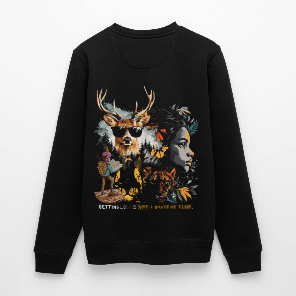 Orphean, Reh, 1st | Roller, Unisex Bio-Sweatshirt - Schwarz