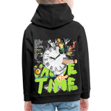 Ifrit, Uhr, 1st | Kinder Hoodie - Schwarz