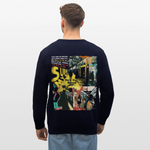 Dionyson, U-Bahn, 1st | Roller, Unisex Bio-Sweatshirt - Navy