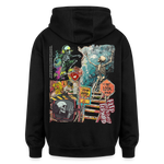 Tangaroa , Skelet, 1st | Freshhood, Oversized Unisex Hoodie - Schwarz