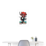 Titanis, Totenkopf, 1st | Poster 40x60 cm - Weiß