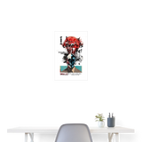Titanis, Totenkopf, 1st | Poster 40x60 cm - Weiß