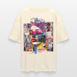Callistara, Frau, 1st | Blaster, Oversize Bio T-Shirt, Unisex - Weißgrau