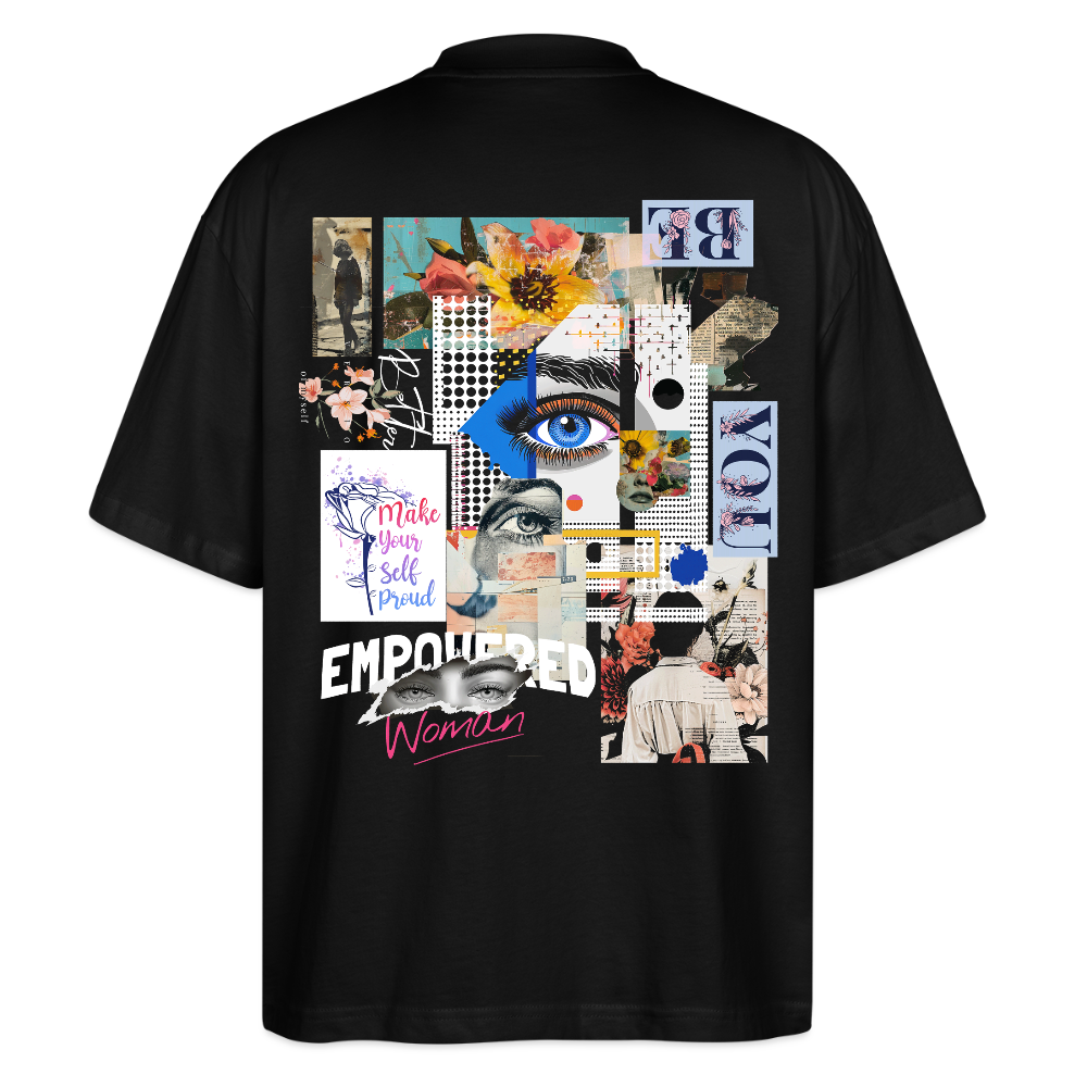 Jade, Augen, 1st | Blaster, Oversize Bio T-Shirt, Unisex - Schwarz
