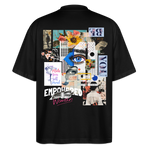 Jade, Augen, 1st | Blaster, Oversize Bio T-Shirt, Unisex - Schwarz